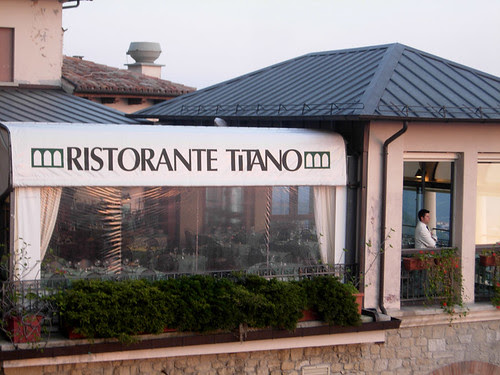 Empty restaurant, San Marino