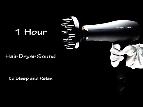 Relaxing Hair Dryer Sound 110 | ASMR | 1 Hour White Noise to Sleep