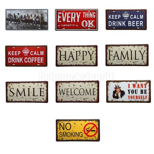Hastened To See Metall Blechschilder Turschild Blechbilder Wanddekor Welcome Happy Smile 10 Days Return Www Eyeboston Com
