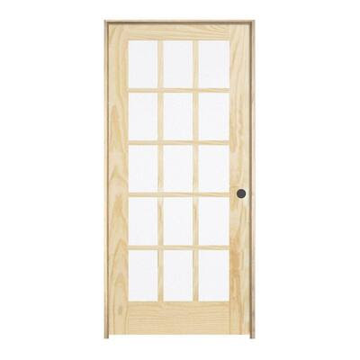 JELDWEN Woodgrain 15lite Unfinished Pine Single Prehung Interior Door920515 The Home Depot JELDWEN Woodgrain 15lite Unfinished Pine Single Prehung Interior Door920515 The Home Depot