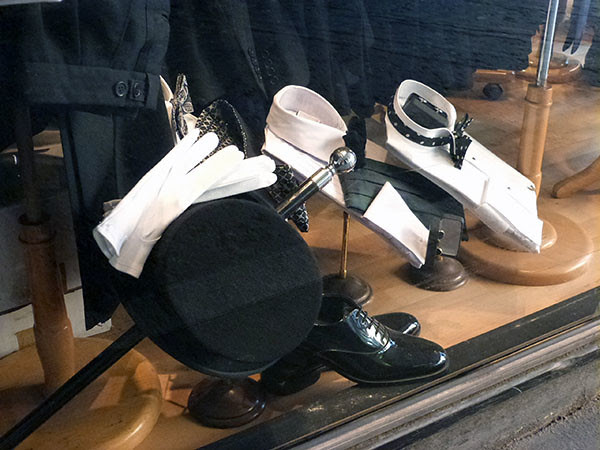gants blancs