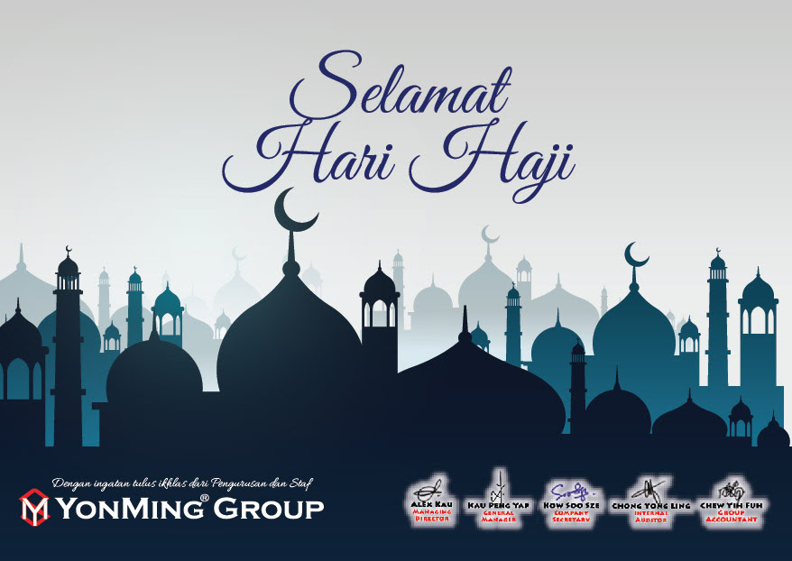 Selamat Hari Raya Aidiladha Yonming Group