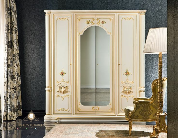 lemari pakaian kayu duco putih modern MINIUTY FURNITURE lemari pakaian kayu duco putih modern MINIUTY FURNITURE
