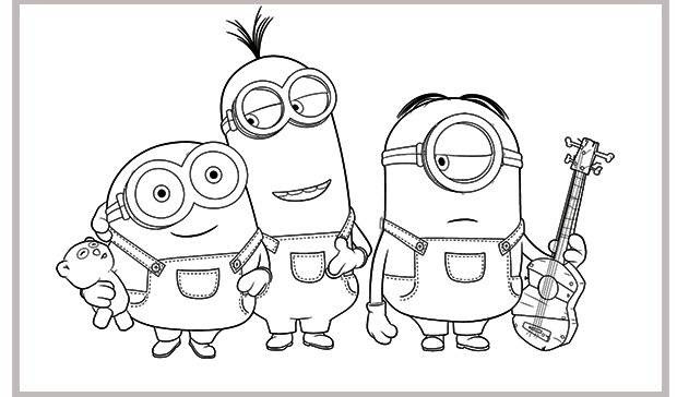 Kleurplaten Van Minion Bob Nvnpr