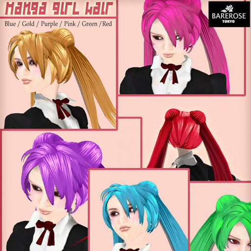 Pick up Manga Girl at the main Barerose store or the Black Cat sim location.