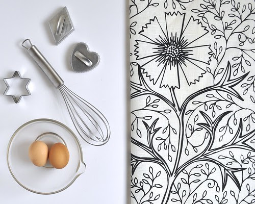 Filigree tea towels