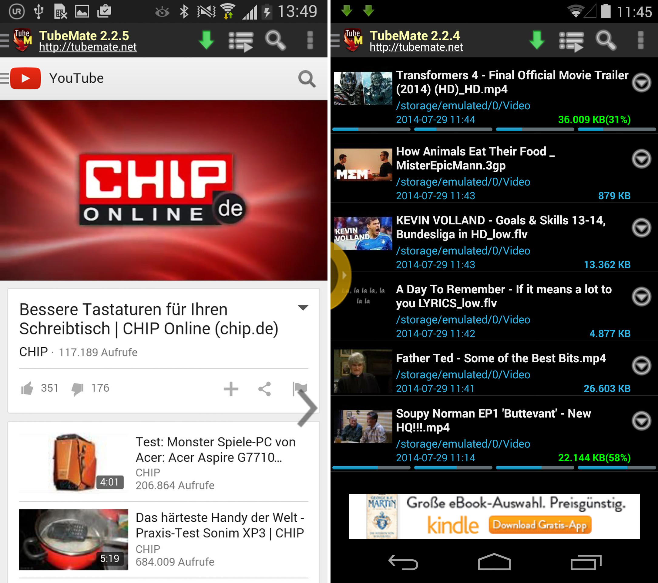 TubeMate YouTube Downloader Android App