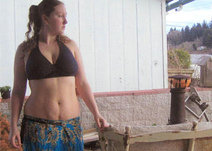 tattoo on belly after pregnancy