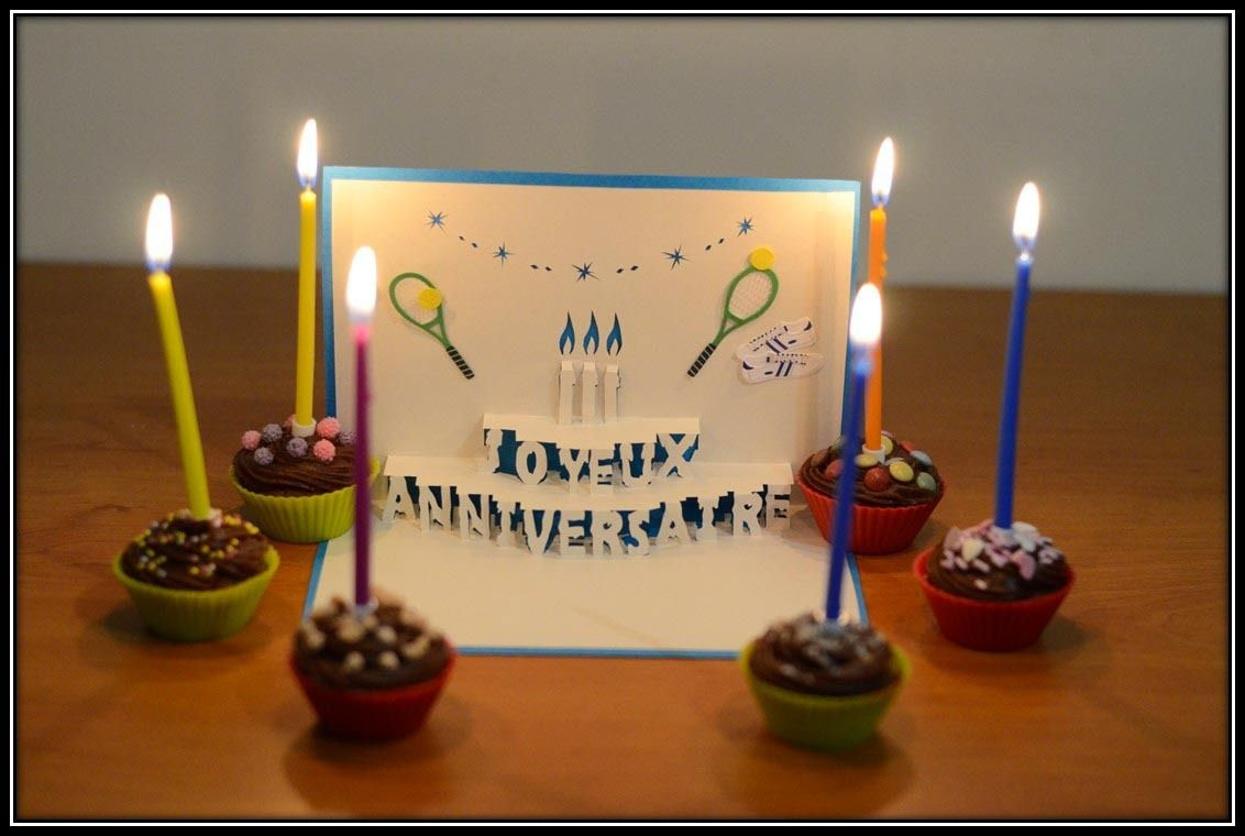 Carte Pop Up 3d Kirigami Joyeux Anniversaire Le Blog De Lilie