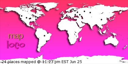 Profile Visitor Map - Click to view visits