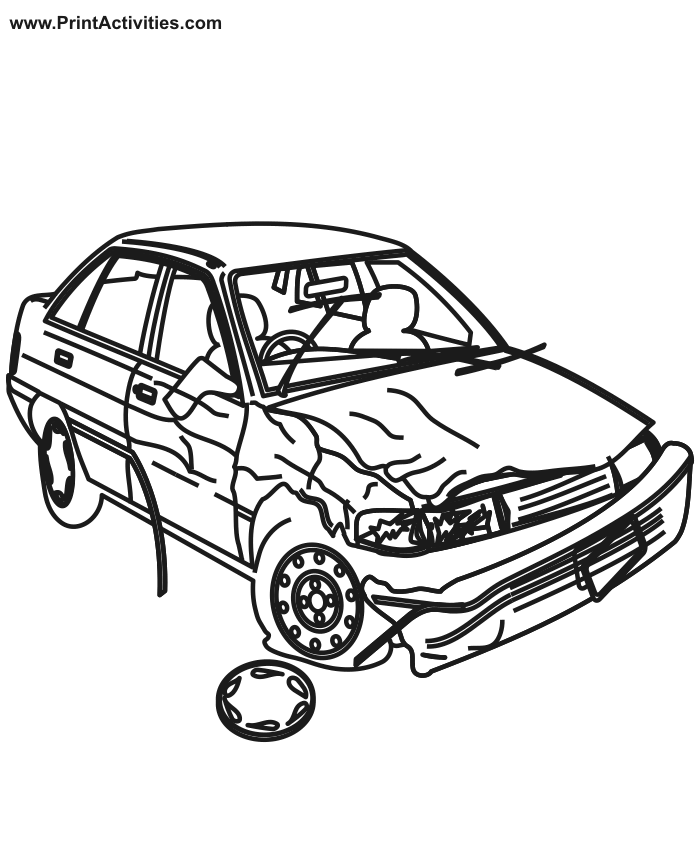 Download Car Crash Coloring Pages Free Printable Coloring Pages ...