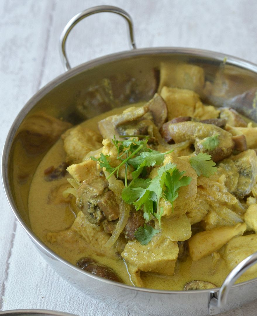 Chicken and Mushroom Korma