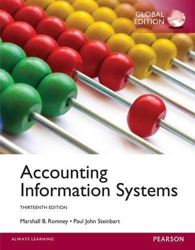 Accounting Information Systems By Romney 13th Edition