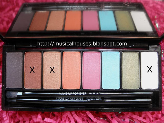 Chinese New Year eyeshadow MUFE colours