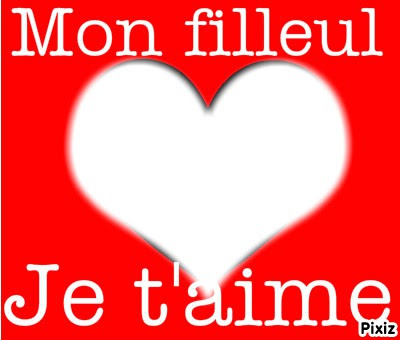 Montage Photo J Aime Mon Filleul Pixiz