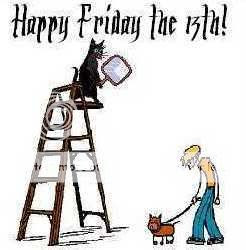 Friday 13th Black Cat Walk Under Ladder Mirror Break Cross Your Path Unlucky Lucky Happy Killer Weekend Icon Icons Emoticon Emoticons Animated Animation Animations Gif Gifs