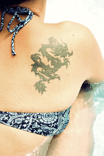 Dragon Tattoo on Girl 