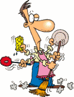 Bilder putzen lustig