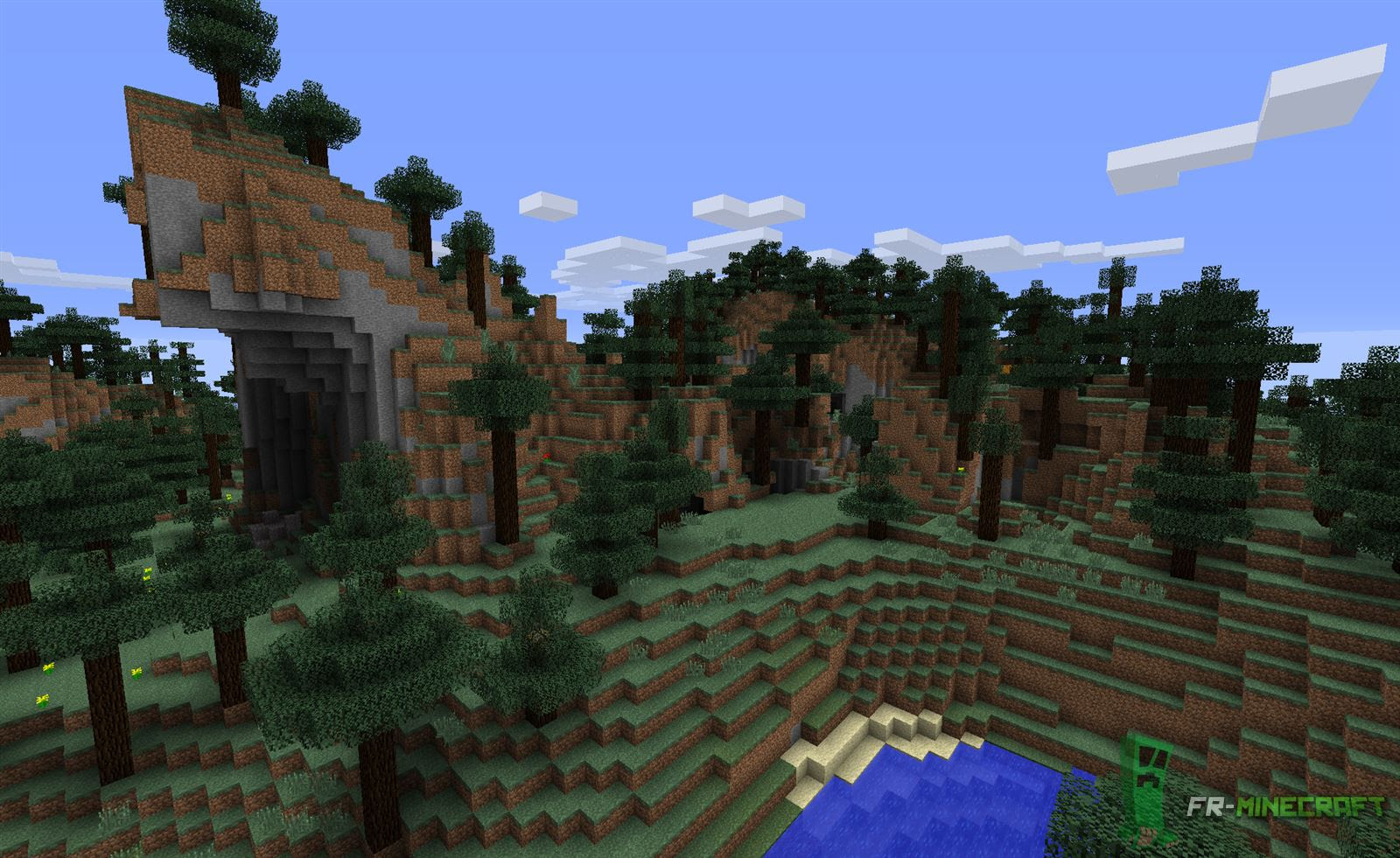Minecraft Biome Montagnes de taïga