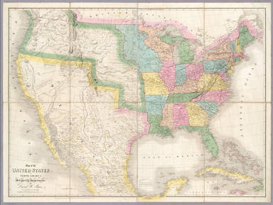 United States Map In 1803