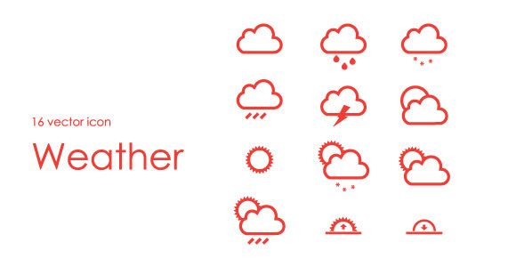 16 無料 Psd 天気アイコン 無料素材のフリーpsd