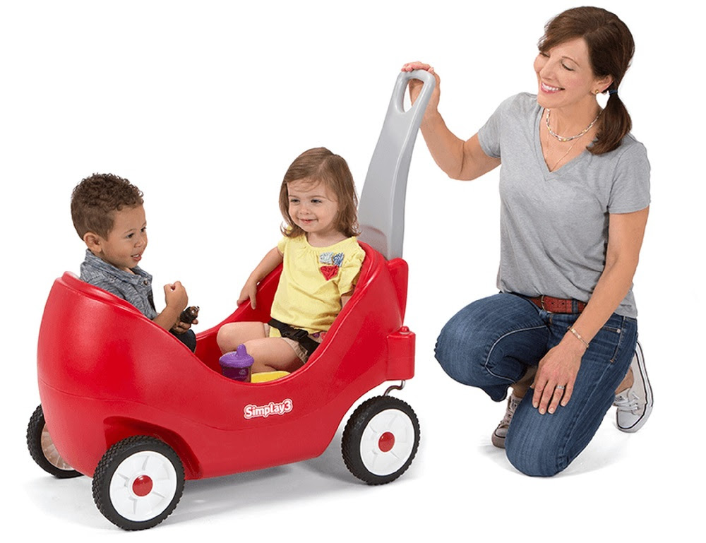 The Simplay3's High Back Toddler Wagon #BTS2019 #Back2School