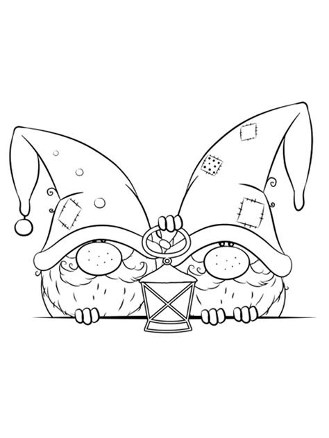 Print fun autumn and thanksgiving coloring pages for kids to keep them busy at the dinner table. gnome coloring pages download and print gnome coloring pages