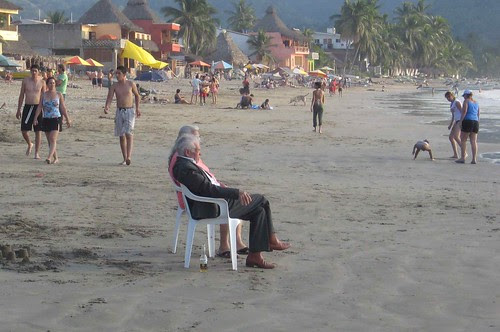 Enjoying the beach