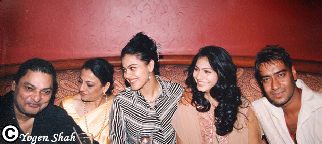 Ajay Devgan with Kajol Family