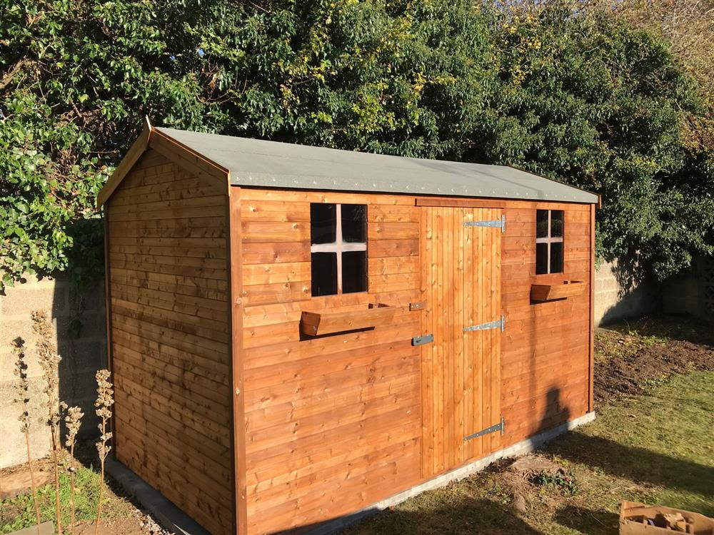 Photos of our customers sheds installed in their gardens