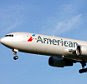 EG5NNX American Airlines Boeing 767-300 approaches runway 27L at London Heathrow airport.