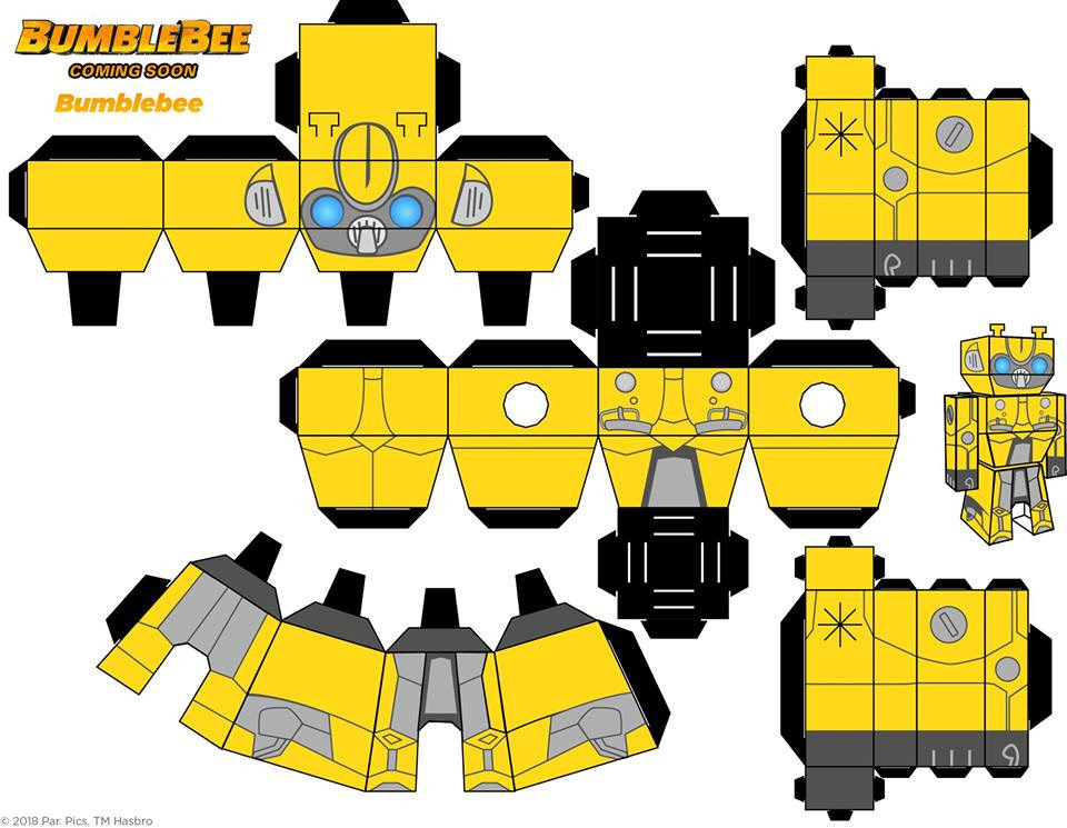 Bumblebee Movie Official Coloring, Activity and Papercraft ...