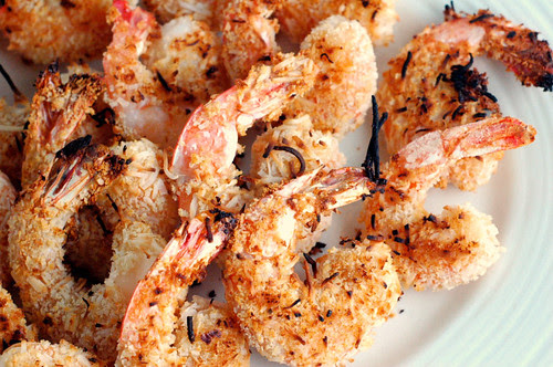 Plate of Coconut Shrimp