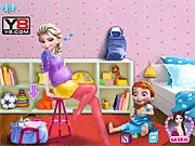  Elsa and the New Born Baby 