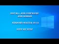 How to Join Domain  on Windows Server2012 R2 | EP3