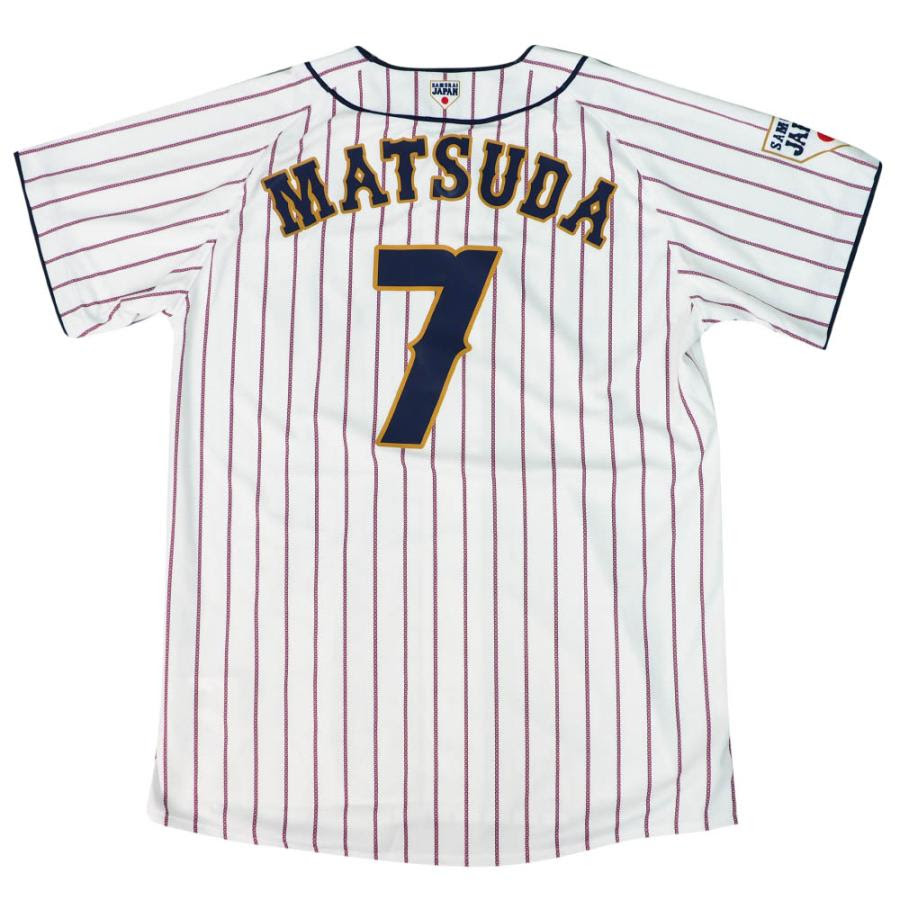 ユニフォーム 松田宣浩 野球 日本代表 19 グッズ 侍ジャパン 応援グッズ ホーム レプリカユニフォーム Asics Selection プレミア12 19 Npb sam45 Mlb Nba Nflショップ