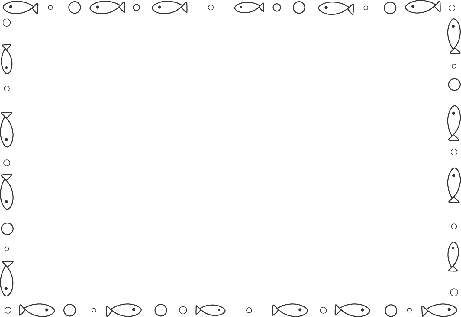 飾り枠 ライン 無料イラスト素材 夏