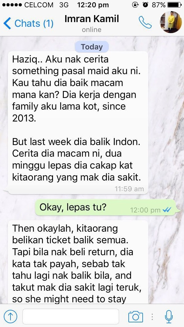 Pembantu Rumah Buat Kek Nak Bawa Balik ke Indonesia. Bila Belah Kek Itu, Rupa-Rupanya..