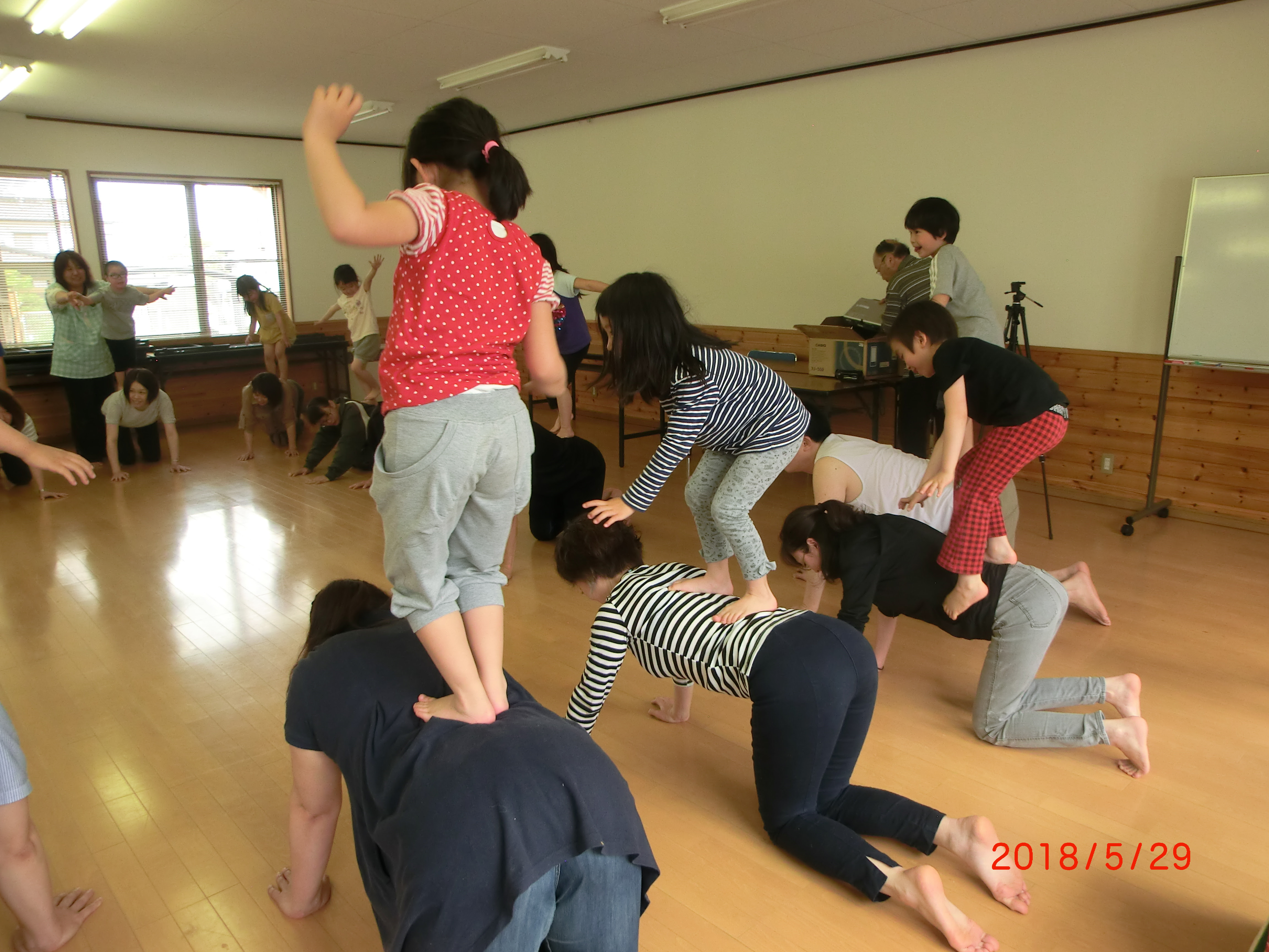 うすだほいくえん 柳沢運動プログラム 親子体操教室 講演会