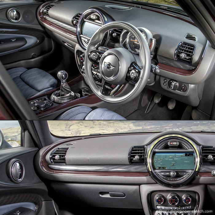 新型miniクラブマン F54 の内装を徹底チェック Mini Cooper Sketch