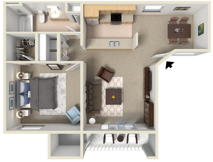 1 Bedroom Apartments For Rent | Tucson | Stargate West