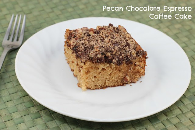 Pecan Chocolate Espresso Coffee Cake