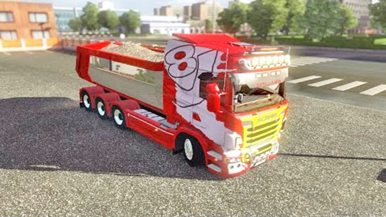 Scania Mega Mod ETS2 (Euro Truck Simulator 2) - YouTube
