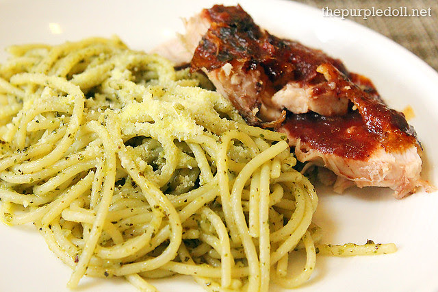 Pesto and Roasted Chicken at Spiral Sofitel Manila