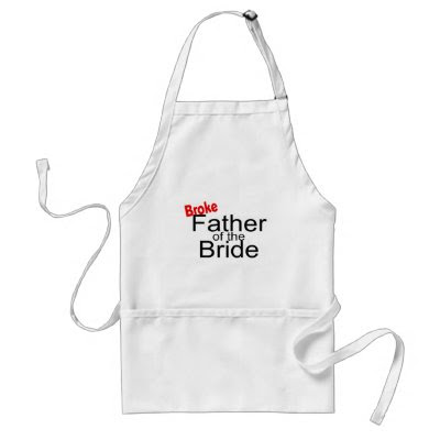 Broke Father Of The Bride Aprons