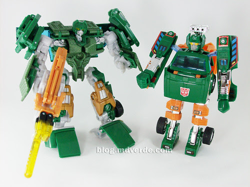 Transformers Hoist RotF Deluxe vs Hoist G1 - modo alterno