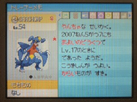 0304 色違いフカマル 色違いガバイト 色違いガブリアス