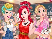 ディズニープリンセスの着せ替えゲーム Disney Princess Hipsters ひといきゲーム 無料ブラウザゲーム フラッシュゲーム