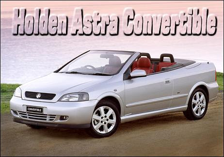 Holden Astra Convertible 2007. Holden Astra Convertible