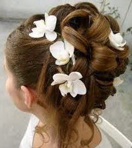 Coiffure communion fille